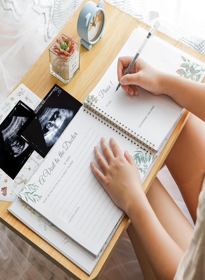 VinTS Pregnancy Journal,Pregnancy Baby Book for First Time Moms,135 Pages Hard Cover Pregnancy Memory Book With Stickers for First Time Mom to Be,Expecting Women - Image 5